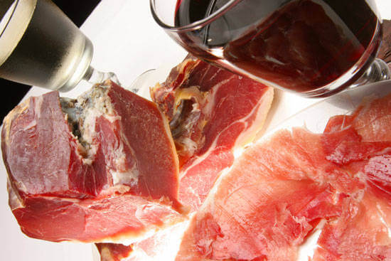 Jamón Serrano en Mesón del Cid