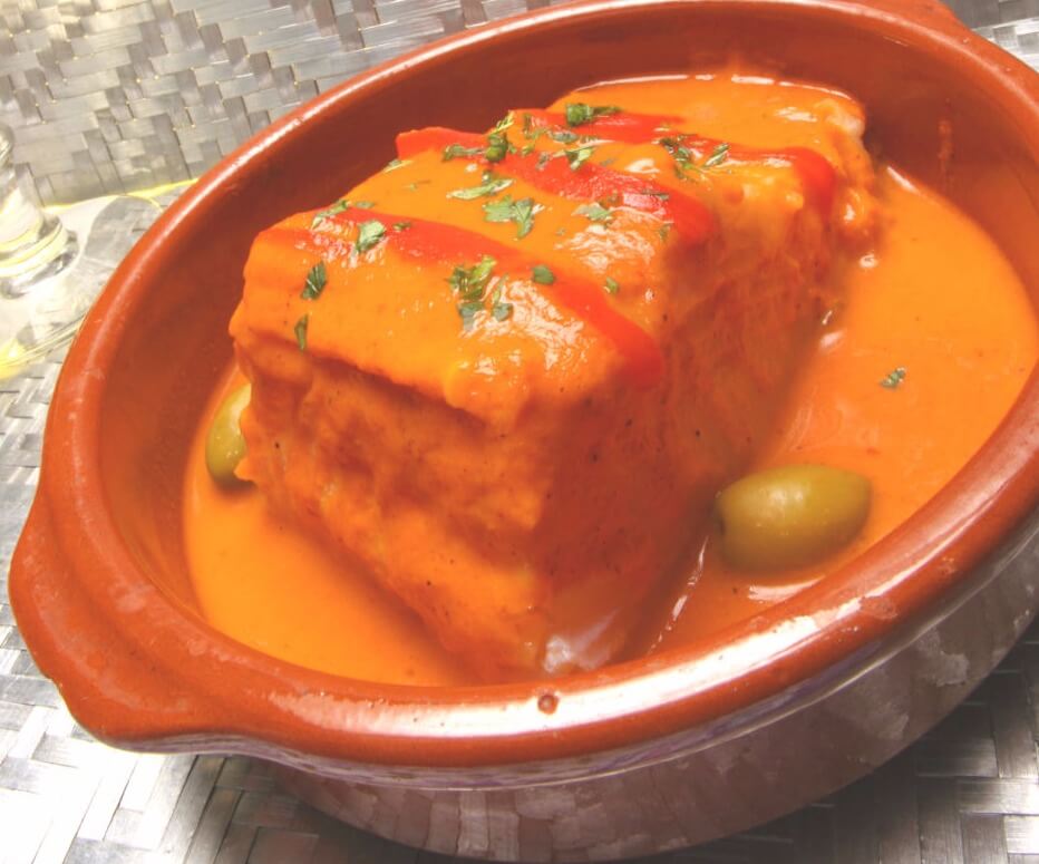 Bacalao a la Vizcaína en Mesón del Cid